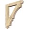 Ekena Millwork Balboa Arts & Crafts Rough Sawn Bracket, Douglas Fir, 4"W x 32"D x 36"H BKT04X32X36BOA03RDF - alternate 1